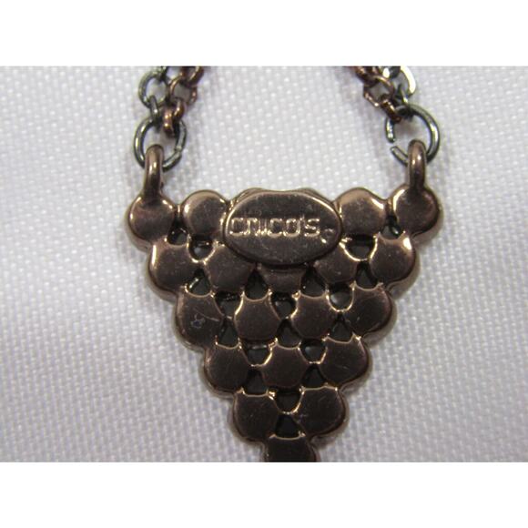 Chico's Bead Rhinestone Chandelier Bead Dangly Rustic Whimsygoth Chain Cottage - Picture 5 of 6